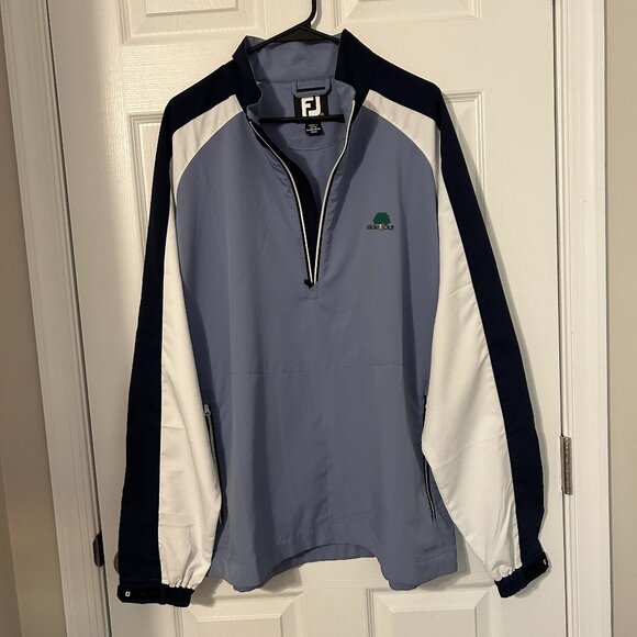 FootJoy FJ‎ Men's XL Hideout Golf Quarter Zip Windbreaker Jacket - Picture 1 of 10